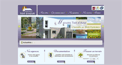 Desktop Screenshot of lesmaisonstoitdazur.fr